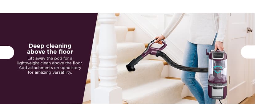 Shark LA702 Rotator Pet Lift-Away ADV Upright Vacuum with DuoClean PowerFins HairPro & Odor Neutralizer Technology, Wine Purple