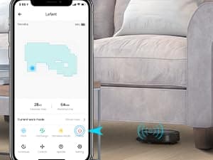 Lefant M210 Pro Robot Vacuum, Slim Quiet, 3 Adjustable Suction Levels, 6 Modes, Robot Vacuum Cleaner for Pet Hair, Hard Floors & Low Carpets, Self-Charging, WiFi/App/Alexa Control, Gray