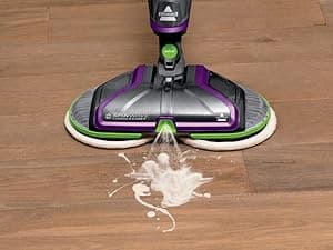 BISSELL® Spinwave Cordless Pet Hard Floor Spin Mop Cleaner 18V with washable mop pads for sealed hard floors, 23157