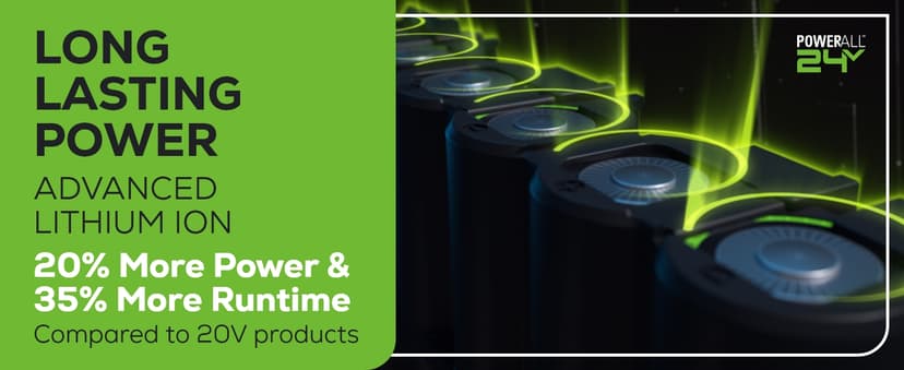 Greenworks 24V Brushless 7-1/4" Sliding Compound Miter Saw Kit, 4800RPM, Single Bevel 0-47°, LED Cut Line, Dust Collection, 4.0Ah Battery & Charger Included