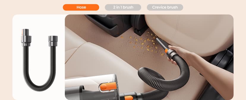 Cordless Vacuum Cleaner, 550W/45KPa/60Min Runtime Stick Vacuum with 3.3Ft Hose, Wall Mount Charging, Auto Mode, Touchscreen, Self-Standing Vacuum Cleaner for Home/Pet Hair/Carpet/Car, Fragrance