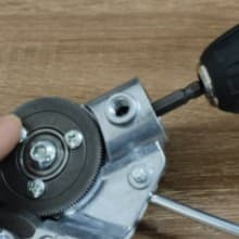 Upgraded Electric Drill Plate Cutter - Efficiently shears flat sheet metal, Metal Cutting Attachment with Adapter - Cuts 20-30GA sizes of Iron, Steel, Tin, Aluminum, and cardboard up to 3MM