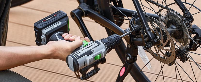 Cordless Drill Set, 20V Power Drill with Battery 2.0Ah and Charger, 3/8-Inch Keyless Chuck Electric drill, 18+1 Position, 2 Variable Speed, 380 In-lb Torque (Gray)