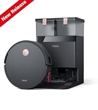 Yeedi C12 Robot Vacuum Cleaner and Mop, 8000Pa Strong Suction, ZeroTangle Brush, Smart Navigation, Self-Charging, White