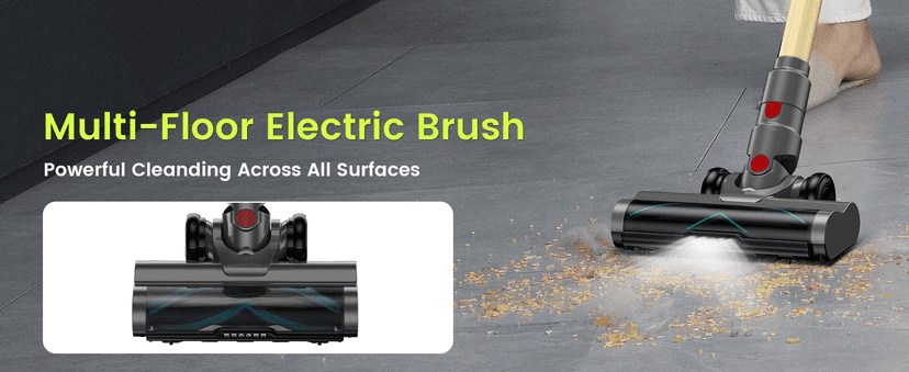 Cordless Vacuum Cleaner, 550W/48Kpa Self-Standing Vacuum Cleaners for Home, up to 70 mins Run Time, Powerful Suction with Touch Screen, Stick Vauum Cleaner for Pet Hair,Carpet,Hardwood Floor