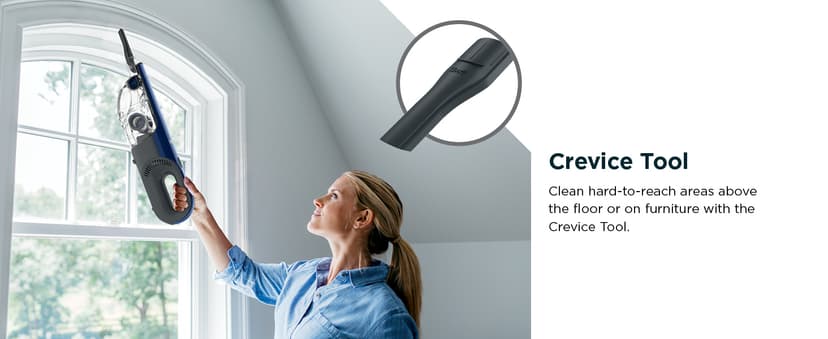 Shark CH964AMZ 2-in-1 Cordless & Handheld Vacuum Ultracyclone System, Ultra-Lightweight and Portable for Car and Home, Washable Filter, XL Dust Cup, Crevice Tool & Scrubbing Brush, Blue