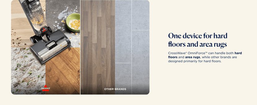 Bissell® CrossWave® OmniForce™ Cordless Multi-Surface Hard Floor Cleaner Wet Dry Vacuum with Dedicated Dry Vacuum Mode, 3882