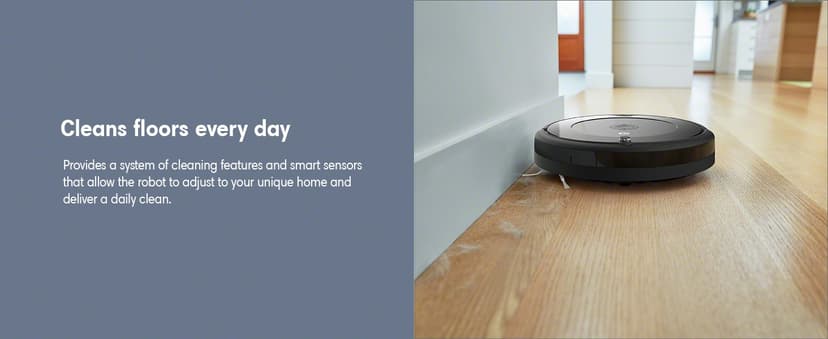 iRobot Roomba 692 Robot Vacuum - Wi-Fi Connectivity, Personalized Cleaning Recommendations, Works with Alexa, Good for Pet Hair, Carpets, Hard Floors, Self-Charging