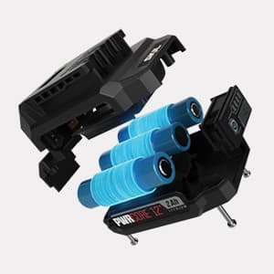 SKIL PWR CORE 12 Brushless 12V 1/4 Inch Hex Right Angle Impact Driver Includes 2.0Ah Lithium Battery and PWR JUMP Charger - RI574502