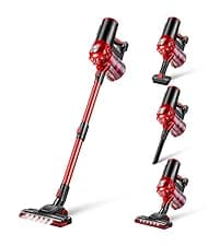elezon A200 Cordless Vacuum Cleaner with 18000Pa Powerful Suction, 38 Min Runtime, 2200mAh Battery, HEPA Filter, Portable Stick Vacuum for Hardwood Floor, Lightweight Handheld for Home, Pet Hair, Car