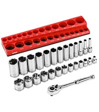 ARES 70013-8-Piece S2 Steel Impact Driver Bit Set - Includes Phillips 1,2,3,4 and Slotted 1/4-Inch, 5/16-Inch, 3/8-Inch and 1/2-Inch Bits - High Alloy S2 Steel Construction