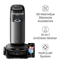 eufy Robot Vacuum 11S MAX, Super Thin, Powerful Suction, Quiet, Self-Charging Robotic Vacuum Cleaner, Cleans Hard Floors to Medium-Pile Carpets, Black