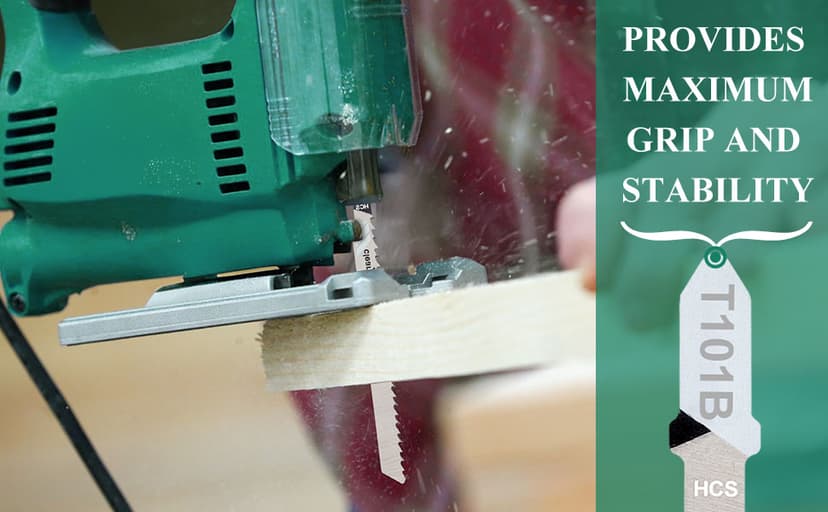 Jigsaw Blades, 10 Piece Jig Saw Blades, Assorted T-Shank jig Saw Blades for Wood, Metal and Plastic Cutting(T111D, T101AO, T101BR, T101D, T101B, T118A, T118B, T144D, T244D,T111C)