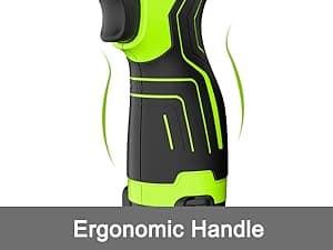 GardenJoy Cordless Power Drill Set: 12V Electric Drill with Battery and Charger, 65pcs Acessories, 3/8"Keyless Chuck, 2 Variable Speed, 24+1 Position, Compact Drill Driver Kit for Home & DIY Project