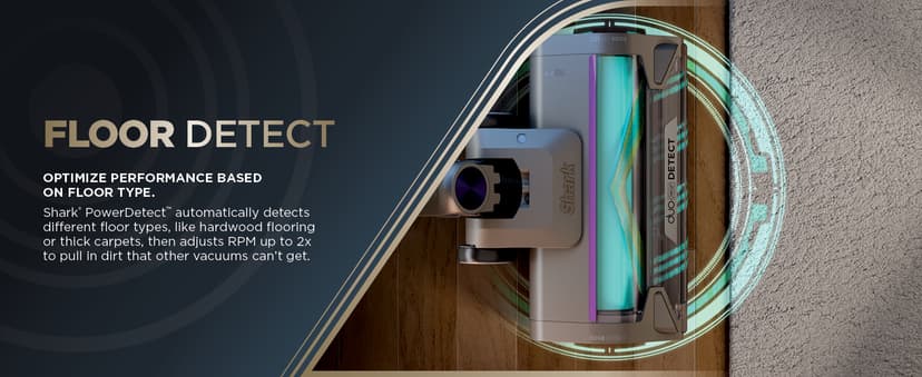 Shark PowerDetect Cordless Stick Vacuum, Powerful Suction, HEPA Filtration, 70-Minute Runtime, Carpet & Hard Floor, Portable, XL Dust Cup, Stick Vacuum for Pet Hair, Dark Gray, IP1251