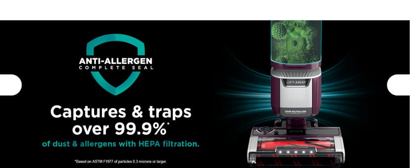 Shark LA702 Rotator Pet Lift-Away ADV Upright Vacuum with DuoClean PowerFins HairPro & Odor Neutralizer Technology, Wine Purple