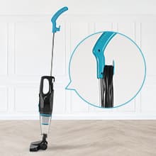 Intercleaner Corded Vacuum Cleaner, 15KPa Powerful Suction with 400W Motor, 12 in 1 Lightweight Bagless Stick Vac with Handheld, Ultra Quiet, for Hardwood Floor Carpet Car Pet Hair