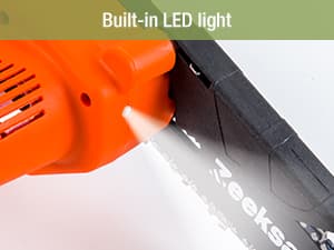 Mini Chainsaw 6 Inch Cordless, Super Handheld Chainsaw with 2x Big Batteries, Electric Mini Chain saw Battery Powered, Small Hand saws for Tree Wood - Garden Yard Time Saving Tool