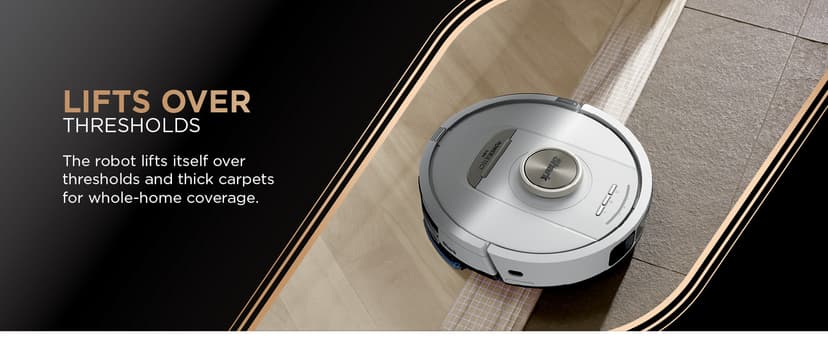 Shark Robot Vacuum & Mop Combo, PowerDetect NeverTouch Pro, Self-Emptying, Self-Refill with Self-Clean Pad Wash & Dry, 60-Day Debris Capacity, 30-Day Refill Tank, 5 PowerDetect Technologies, AV2800ZE