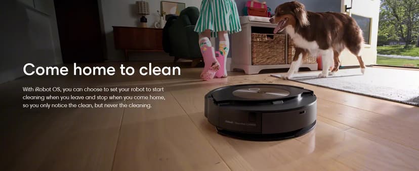 iRobot Roomba Combo j5 Robot Vacuum & Mop – Identifies and Avoids Obstacles Like Pet Waste & Cords, Clean by Room with Smart Mapping, Works with Alexa, Ideal for Pet Hair, Roomba Combo J5