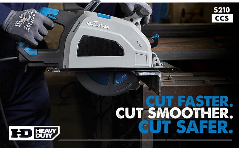 Evolution Power Tools Metal Cutting Circular Saw 8-1/4 in. S210CCS