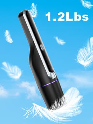 Handheld Vacuum Cordless - Car Vacuum with Brushless Motor & 14000Pa Powerful Suction, 1.2lbs Lightweight, LED Light, Slim Mini Vacuum Cleaner for Car Home Office Pet