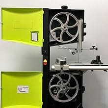 10718, 10-Inch Wood Band Saw 3.4 Amp 2-Speed Vertical Wood Bandsaw with Stand