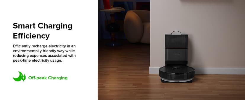 roborock Q5 Pro+ Robot Vacuum and Mop, Self-Emptying, 5500 Pa Max Suction, DuoRoller Brush, Hands-Free Cleaning for up to 7 Weeks, Precise Navigation, Perfect for Hard Floors, Carpets, and Pet Hair