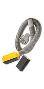 Hyde Tools 09165 Dust-Free Drywall Vacuum Hand Sander with 6-Foot Hose