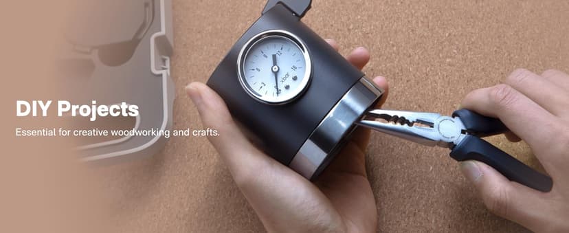 HOTO Cordless Brushless Drill Tool Set, Variable Speed, Hidden Buckle, Unique LED Screen, Intelligent Digital Display, Exquisite & Practical, High-end Drill Kit for Home/Daily Use