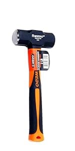 WEDO Brass Sledge Hammer With Fiberglass Handle, Non-Magnetic, Die-Forge, Corrosion Resistant, DIN Standard, 1lb, 300mm, 12"