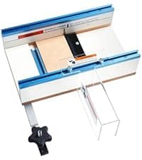 POWERTEC 71395 Taper/Straight Line Jig for Table Saws with 3/4” Wide by 3/8” Deep Miter Slot