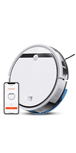 ILIFE V3s Pro Robot Vacuum Cleaner, Tangle-free Suction , Slim, Automatic Self-Charging Robotic Vacuum Cleaner, Daily Schedule Cleaning, Ideal For Pet Hair,Hard Floor and Low Pile Carpet,Pearl White