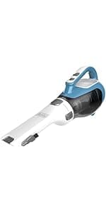 BLACK+DECKER dustbuster Reveal Pet Hair Vacuum, Hand Held Vacuum Cordless Portable for Home and Car, Rechargeable, LED Light, Powerful Suction, Includes Pet Brush and Crevice Tool (HLVD320BP07)
