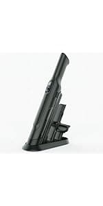 Handheld Vacuum Cordless, Lightweight 1.4lb with Powerful Suction, Charging Dock, Single Touch Empty and Detachable Dust Cup (Frosted Silver)