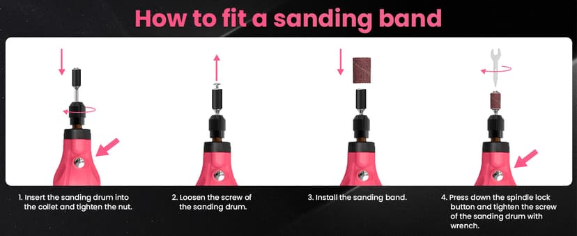 HARDELL Mini Cordless Rotary Tool, 5-Speed 3.7V Rechargeable Rotary Tool Kit with 61 Accessories, USB Charging Multi-Purpose DIY Tool for Sanding, Polishing, Drilling, Engraving, Woodworking