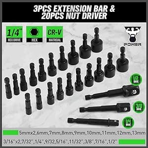 SWANLAKE 232PCS Ultimate Screwdriver Bit Set,Chrome Vanadium Steel Driver Bit Set, Includes Security Bits,Nut Driver, Ratchet Wrench and Bits Holder