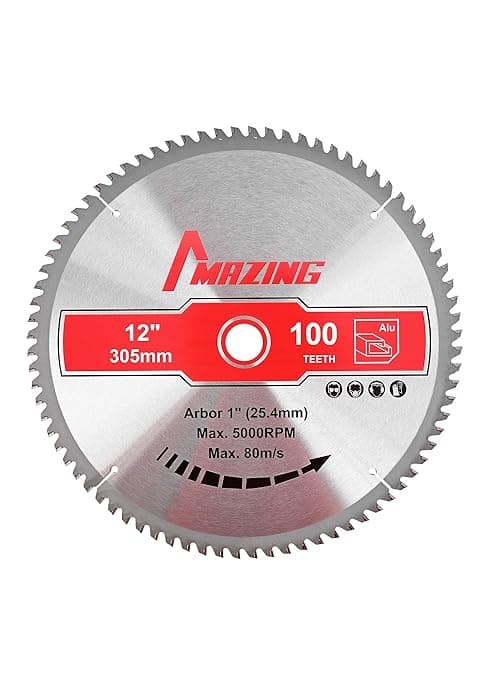 MAZING 3-Piece 7-1/4 Inch 24T&40T&60T Circular Saw Blades, 7.25 Inch TCT Compact Saws Blades with 5/8" Arbor, ATB Design for Precision Woodworking, Fit for Plywood, Soft & Hardwood, Wood with Nails