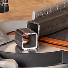 Evolution R8MTS | 8-1/4” Convertible Miter/Table Saw | Multi-Function Saw | 0-45° Bevel & +/- 45° Miter | Multi-Material Cutting: Wood, Plastic, Metal | Compact, Powerful 12A Motor | TCT Blade Incl