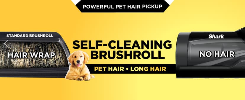 Shark IZ163H Pet Plus Cordless Stick Vacuum with Self-Cleaning Brushroll and HEPA Filter, Lightweight Deep Cleaning Vacuum for Carpet and Hard Floors, Folds for Easy Storage, 40-min Runtime, Raspberry