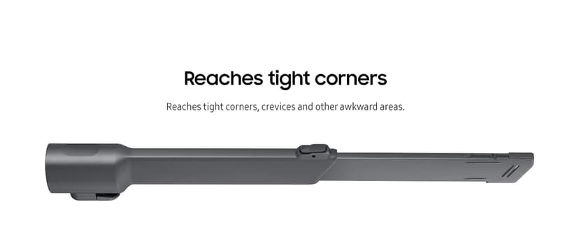 SAMSUNG Jet 75 Pet Cordless Stick Vacuum Cleaner, Lightweight w/ Turbo Brush, Mini Motorized Tool, Removable Battery, Powerful Cleaning for Hardwood Floors, Carpets, Area Rugs, VS20T7512N7/AA, Silver