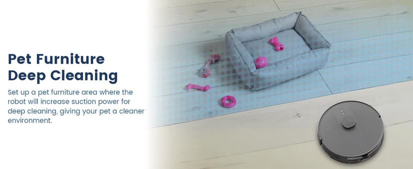 AIRROBO T25+ Robot Vacuum and Mop Combo,5500Pa Powerful Suction, Self-Emptying, 60-Day Capacity, 240 Mins, Smart APP Control, Multi-Floor Mapping,Perfect for Hard Floors, Carpets, and Pet Hair