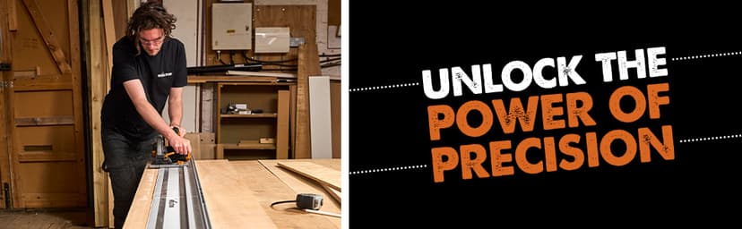 Evolution ST1400-G2 55" Circular Saw Guide Rail/Track | Universal Fit: Makita, Bosch, Festool, Triton, Metabo | 55"/4.6ft (1.4m) | Includes Self-Aligning Bars, 2x Track Clamps, Hex Key & Carry Bag