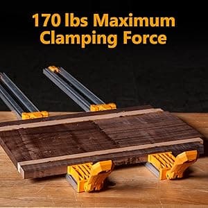 POWERTEC 24, 36, 50 Inch Circular Saw Guide/Straight Edge Guide for Router Tool, Jigsaw, Circular Saw and Drill Press, Saw Guide for Cutting Plywood and Routing Dado Slots, 3 pk (71708)