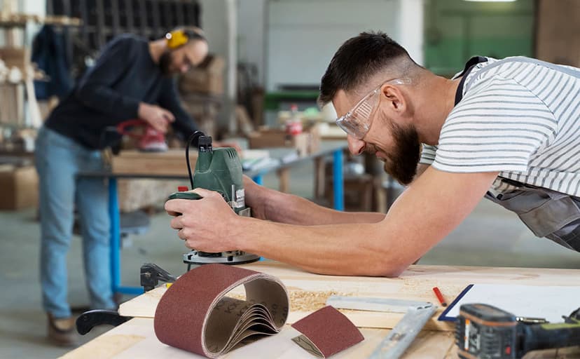 Belt Sander Sanding Belts, 8 Pcs Belt Sander Paper (2 Each of 80 120 150 240 Grits), Aluminum Oxide for Woodworking Polishing (3 x 21 inch)