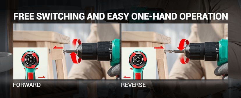 20V Cordless Hammer Drill Set, 354 In-lbs Torque, 1/2" Keyless Chuck, 22500 IPM, 2 Variable Speeds, 18+1+1 Position, Power Impact drill with 14 Drill/Driver Bits for Brick, Metal, Wood ADJZ2035i13