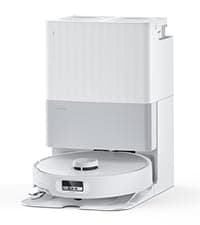 roborock Qrevo S Robot Vacuum and Mop, Self-Drying, Auto Mop Washing, 7000Pa Suction, Self-Emptying & Refilling, 10mm Mop Lifting, 200RPM Spinning Mops, Smart Obstacle Avoidance, White