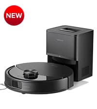 roborock Q8 Max Robot Vacuum and Mop Cleaner, DuoRoller Brush, 5500Pa Strong Suction, Lidar Navigation, Obstacle Avoidance, Multi-Level Mapping, Perfect for Pet Hair