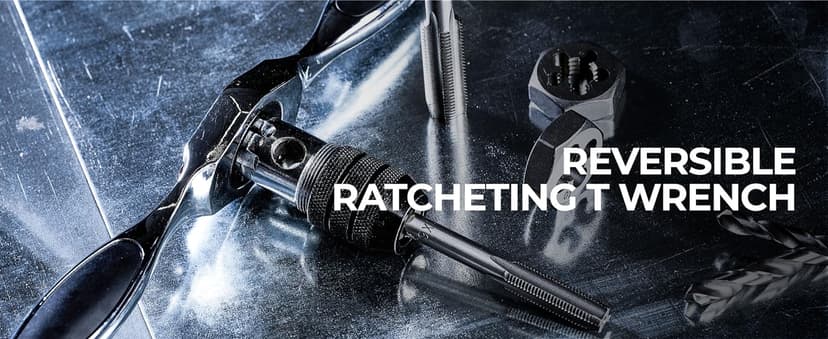 toolant 127pcs SAE/Metric Tap and Die Set, Ratcheting SAE Metric TAP and Die Set Standard with Drill Bit Combo for Threading