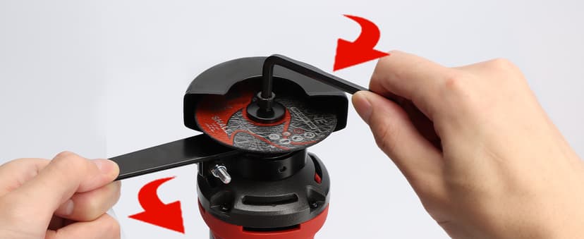 SHALL 3 Inch High-Speed Cut Off Tool, 3.5 Amp Metal Cutter Tool with 3Pcs Multifunctional Cut Off Wheels, 24000RPM Electricl Metal Cutting Tools for Steel, Inox, PVC